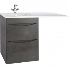 Тумба с раковиной Bellezza Олиссия 120 L серая Бел000563
