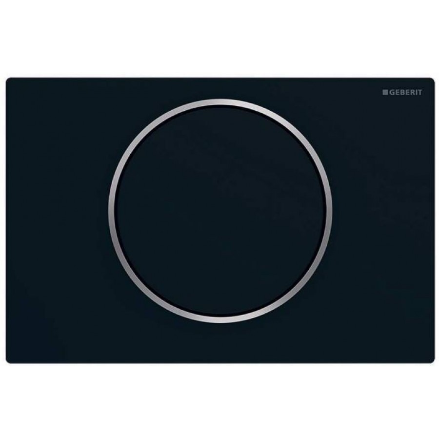 Смывная клавиша Geberit Sigma 10 115.758.14.5 (не оставляет отпечатков пальцев) черный