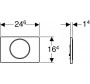 Смывная клавиша Geberit Sigma 10 115.758.KH.5 хром
