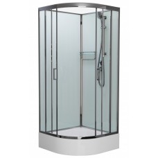Душевая кабина Frank F409/1 М Brilliant 90x90 Б/К стекло матовое