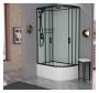 Душевая кабина Frank F412/2L Black 120x80