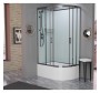 Душевая кабина Frank F412/2L М Brilliant 120x80 Б/К стекло матовое