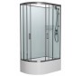 Душевая кабина Frank F412/2R М Brilliant 120x80 Б/К стекло матовое