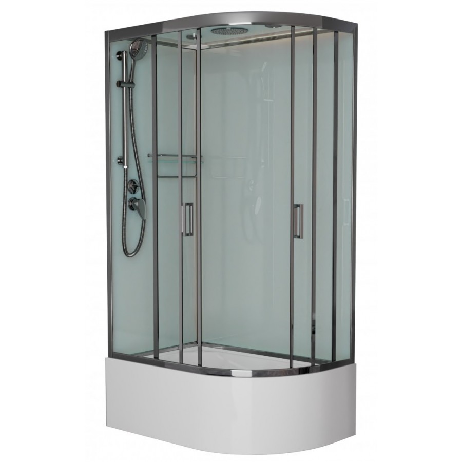 Душевая кабина Frank F412/2L М Brilliant 120x80 стекло матовое