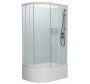 Душевая кабина Frank F412/2R М White 120x80 Б/К стекло матовое