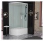 Душевая кабина Frank F412/2R М White 120x80 стекло матовое