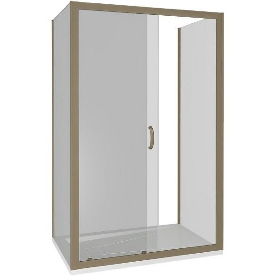 Душевой уголок Good Door Jazze WTW+SP+SP-B-BR 120x90