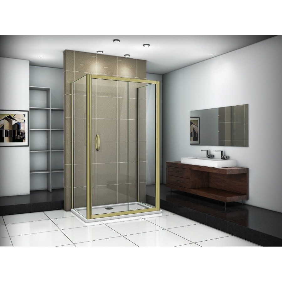 Душевой уголок Good Door Jazze WTW+SP+SP-B-BR 120x90