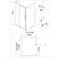 Душевой уголок Niagara Nova NG-43-10AG-NG-A80G 100x80