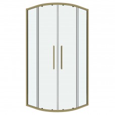 Душевой уголок Grossman Cosmo 301.K33.02.9090.32.00 90х90 золото