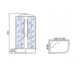 Душевая кабина Мономах XL 100/80/44 С МЗ R 100х80