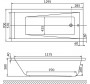 Акриловая ванна Excellent Wave 130x70