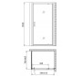 Душевой уголок Gemy Sunny Bay S28120-A80 (60x80)