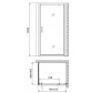 Душевой уголок Gemy Sunny Bay S28150-A90 (80x90)
