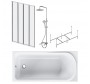 W80ASET-150AC Ванна акриловая Am.Pm Like 150x70 с каркасом и шторкой на б/в W80BS-100-140CT + Душевая система Like F0780700