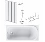 W80ASET-150AC Ванна акриловая Am.Pm Like 150x70 с каркасом и шторкой на б/в W80BS-100-140CT + Душевая система Like F0780700