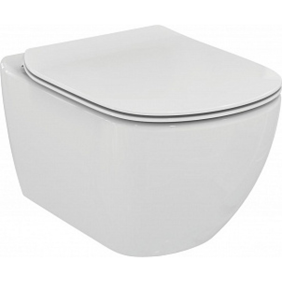 Крышка-сиденье Ideal Standard Tesi T352701 с микролифтом, петли хром
